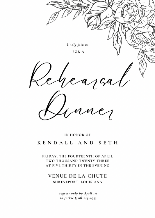 REHEARSAL DINNER